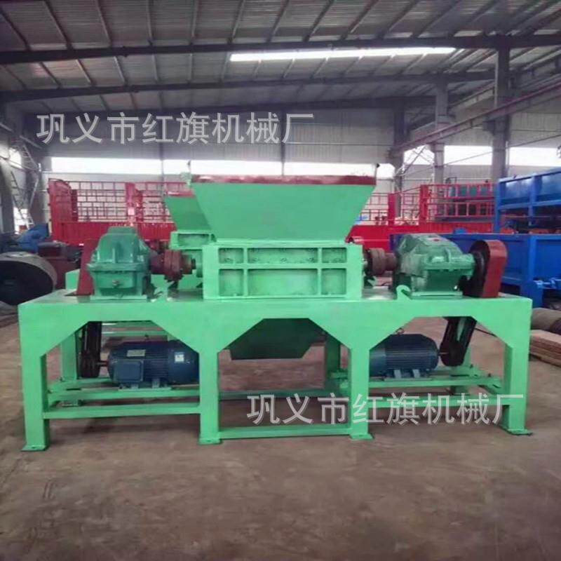 编现货 塑料织袋撕碎500机新型双轴撕 碎机 废渔网薄膜旧管材粉碎