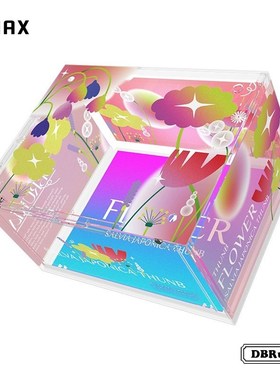 速发RMXA花卉球鞋收纳盒亚克力透吸磁明侧开防氧化防尘塑料展示柜