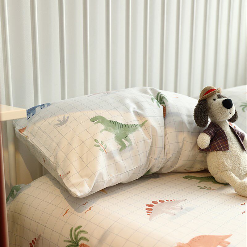 速发棉棉内套一对装全纯儿童枕头套48x74cm可爱枕芯枕胆套2个