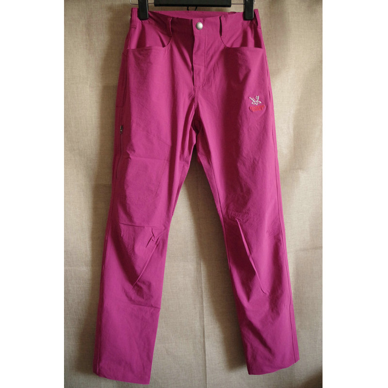 夏季户外女款修身弹力速干裤登山攀岩耐磨静版P女士快干裤冰凉科