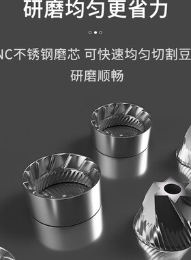 柯曼折叠手摇咖啡磨豆机CC-115不D锈钢磨芯户外露营意式咖啡研磨