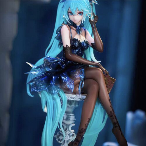 初音未来永夜未央潮玩手办摆件
