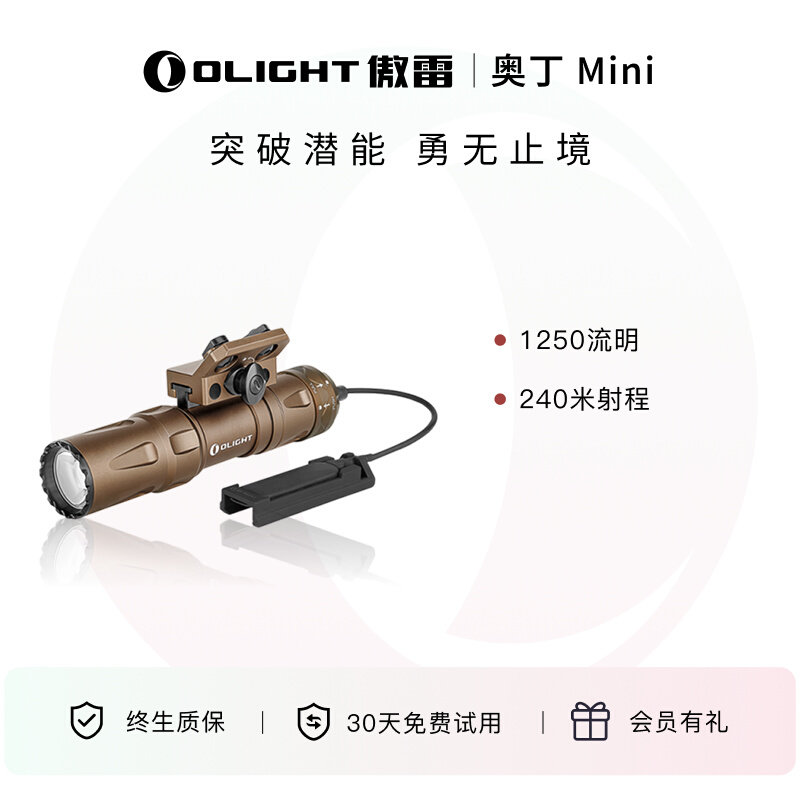 紧凑作战手电导轨傲雷