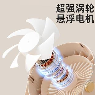 电风扇 跨境桌面小风扇充电长续航静音涡轮循环扇壁挂迷你台式