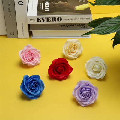 6层卷边香皂花波浪花玫瑰肥皂花花头花店情人O节花束DIY材料花朵