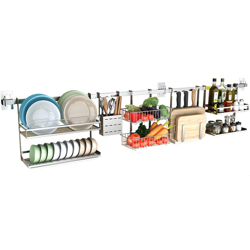 免打孔厨房置物架壁挂收s纳架厨房墙壁挂架沥水碗架调料架厨房用,厨房/烹饪用具,厨房墙壁置物架/厨房墙壁挂架,淘宝优惠券,粉丝福利购,淘宝优惠卷