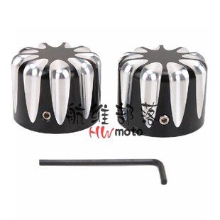 哈雷XL883/120n0 X48 戴娜肥仔 路王 大滑翔 改装前轮轴装饰盖轴