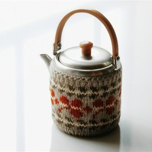 手工编织羊e毛线相泽工房茶壶专用壶套壶衣保温套不含壶 无底