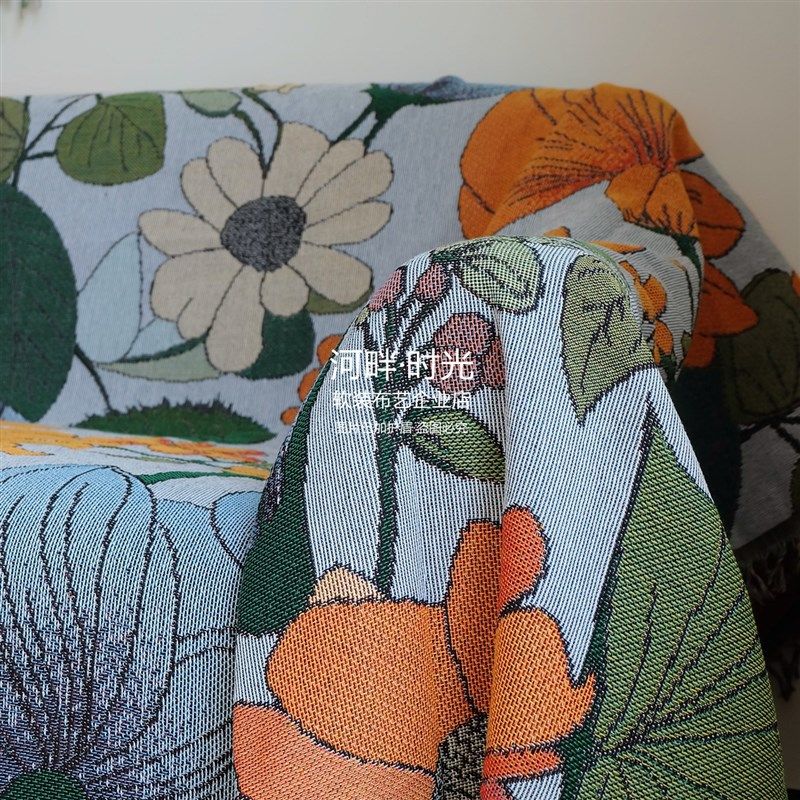 欧式复古油画风防猫抓组合沙发垫罩巾流苏加厚S盖布床盖线毯挂毯,居家布艺,沙发垫,淘宝优惠券,粉丝福利购,淘宝优惠卷