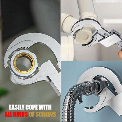 好货80mm Multifunctional Bathroom Wrench Sink Water Pipe Lar