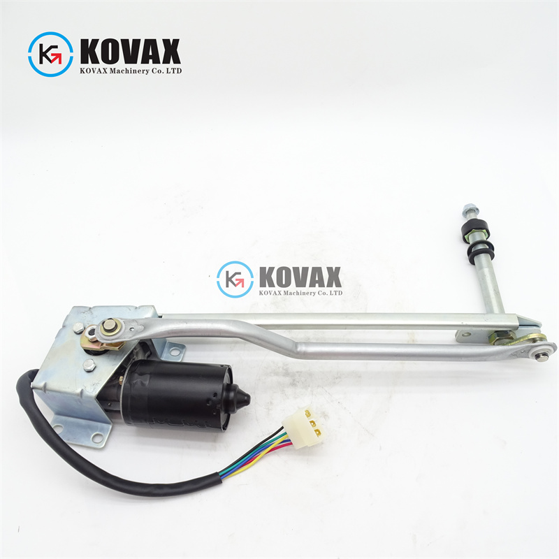 挖土机配件 徐工XE135 150 215 250 370 雨刮刷器马达电机 连动杆