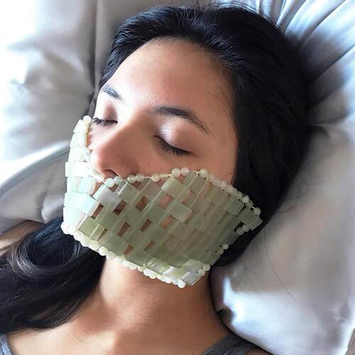 极速Natural Jade Eye Mask Cooling Jade Sleep Eye Mask Massag