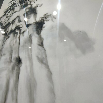 极速厂销江山揽胜900x2600 岩板电视背景墙连纹大板大理石客厅悬