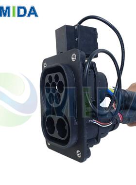 CCS2 欧标直流插座80~200A 液冷500A DC1000V 交直流一体式插座