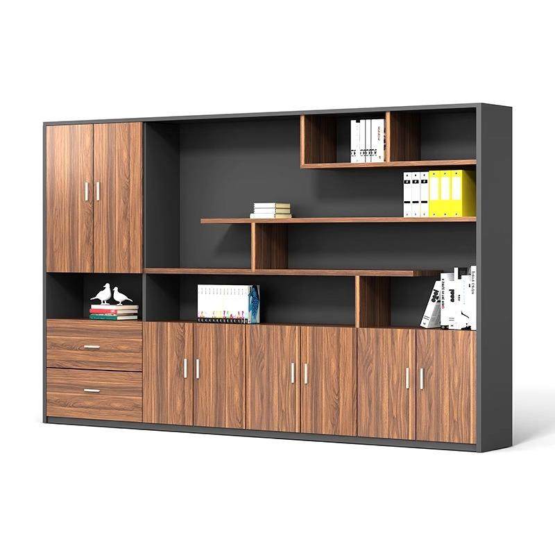 黑色大气3.2米商务办公室文件柜储物柜书柜镂空隔断柜木质资料架,商业/办公家具,办公储物柜,淘宝优惠券,粉丝福利购,淘宝优惠卷