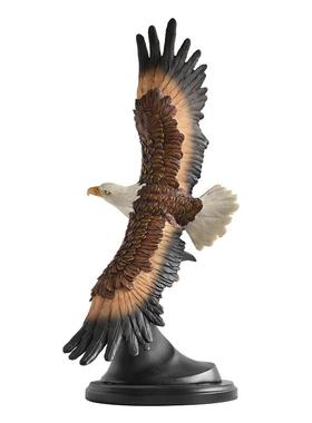 大号仿真老鹰雄鹰摆件树脂装饰家居客厅酒柜玄关办公室工艺品
