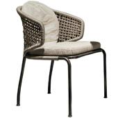 北欧休闲露台室外阳台花园庭院户外家具桌椅组合编藤椅茶几三件套