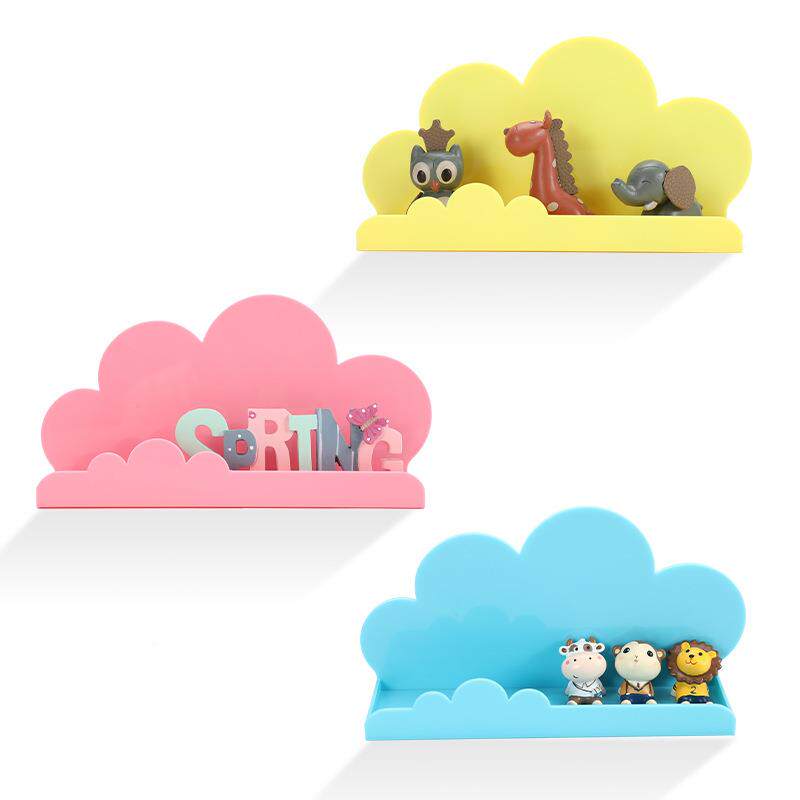 属现货磁性铁艺云墙朵置物架白板贴纳金收架面黑板吸附厂家直供