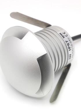 防水侧发地埋led透地光3W埋灯偏光景观庭院龟壳灯灯光IP67步道灯