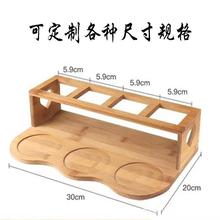 竹质厨房收纳架调料架酒杯架多功能收纳架储存木架置物架厂家