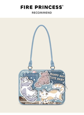 FIREPRINCESS笔记本包可爱小八chiikawa华为16寸单肩电脑包2024新款手提托特包苹果macbook联想小新14高颜值