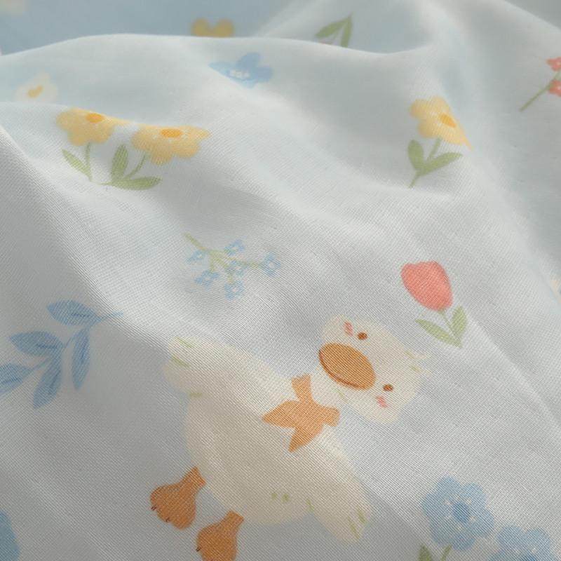 小白鹅儿童床单婴儿双层纱布100全棉纯棉被单单件宿舍单人学生1.5,床上用品,床单,淘宝优惠券,粉丝福利购,淘宝优惠卷