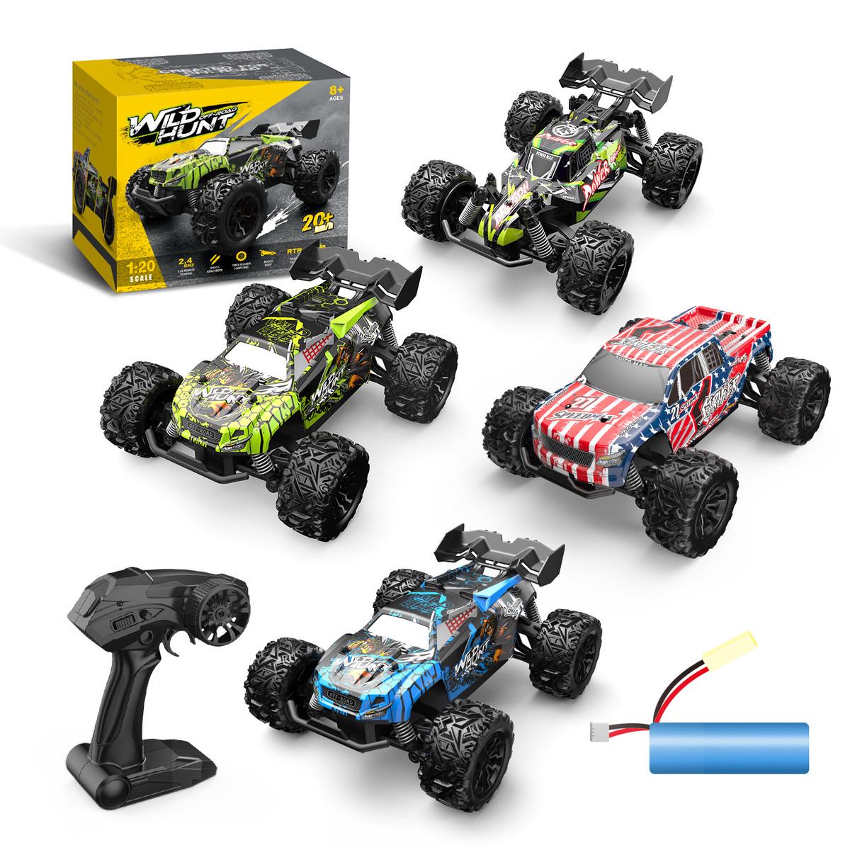 新品两驱遥控玩具车1:20比例漂移越野遥控车RC专业儿童玩具模型