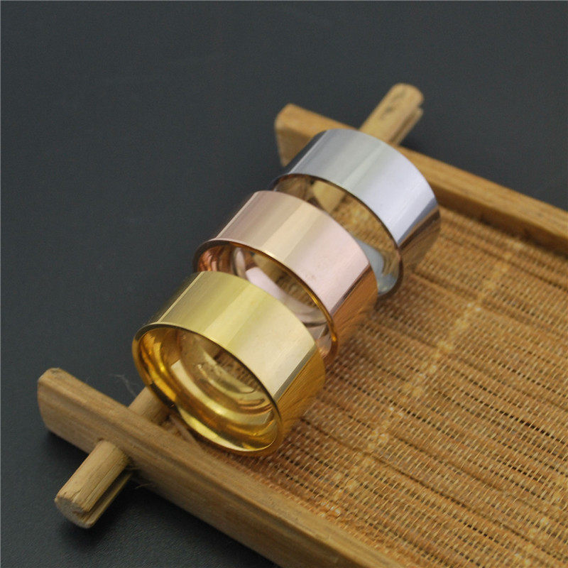 欧美时尚OL素圈戒指 钛钢超大码指环 简约男士饰品外贸精品STR165