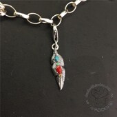 Sabo 羽毛 汤玛士 Thomas 纯银 民族风 吊坠 1463