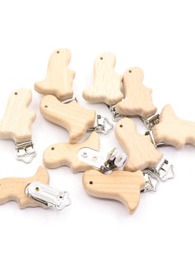 5pcs Nipple Chain Accessories Modelling Beech Pacifier Clip