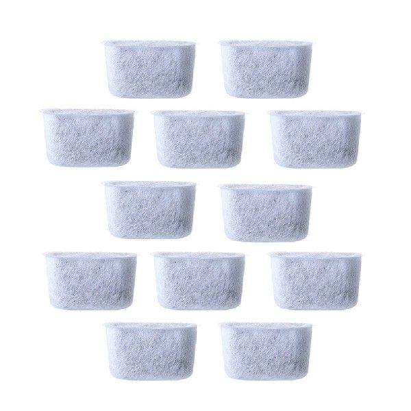 12pcs Replacement Charcoal Water Filters Nonwoven Filter