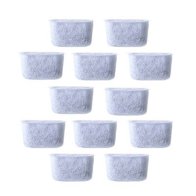 12pcs Replacement Charcoal Water Filters Nonwoven Filter