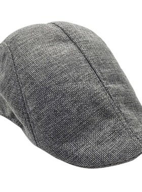 Mens beret cap hat Men Summer Visor Hat Sunhat Mesh Running