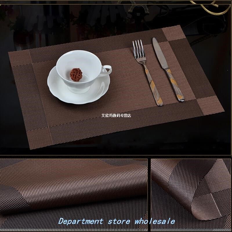 Placemat Fashion PVC Dining Table Mat Disc Pads Bowl Pad Coa