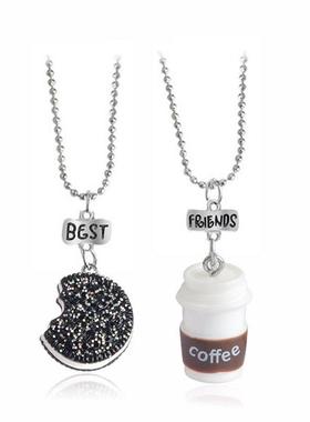 Couple Pendant Necklsac 2Pecs rieFS6259Gndhip Jewelry for la