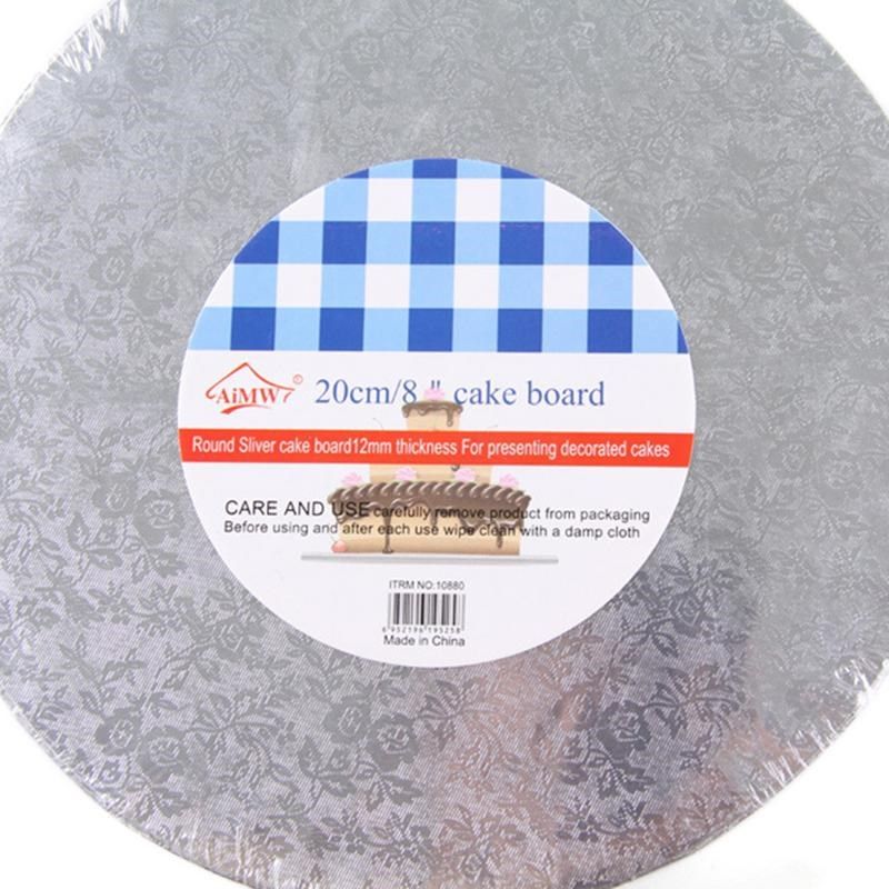 5 Sizes Round Cake Display Board Stand Holder Strong Base We