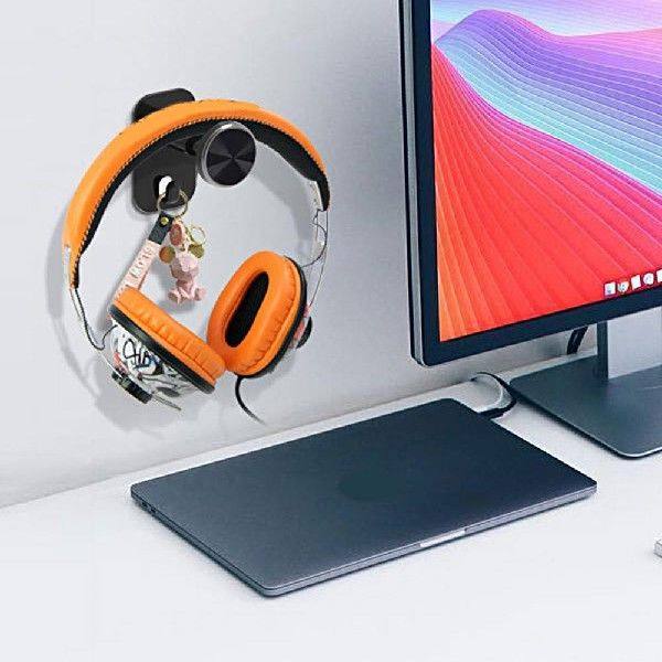 Easy Installation  Practical Headset Paste Stand Wall Mount
