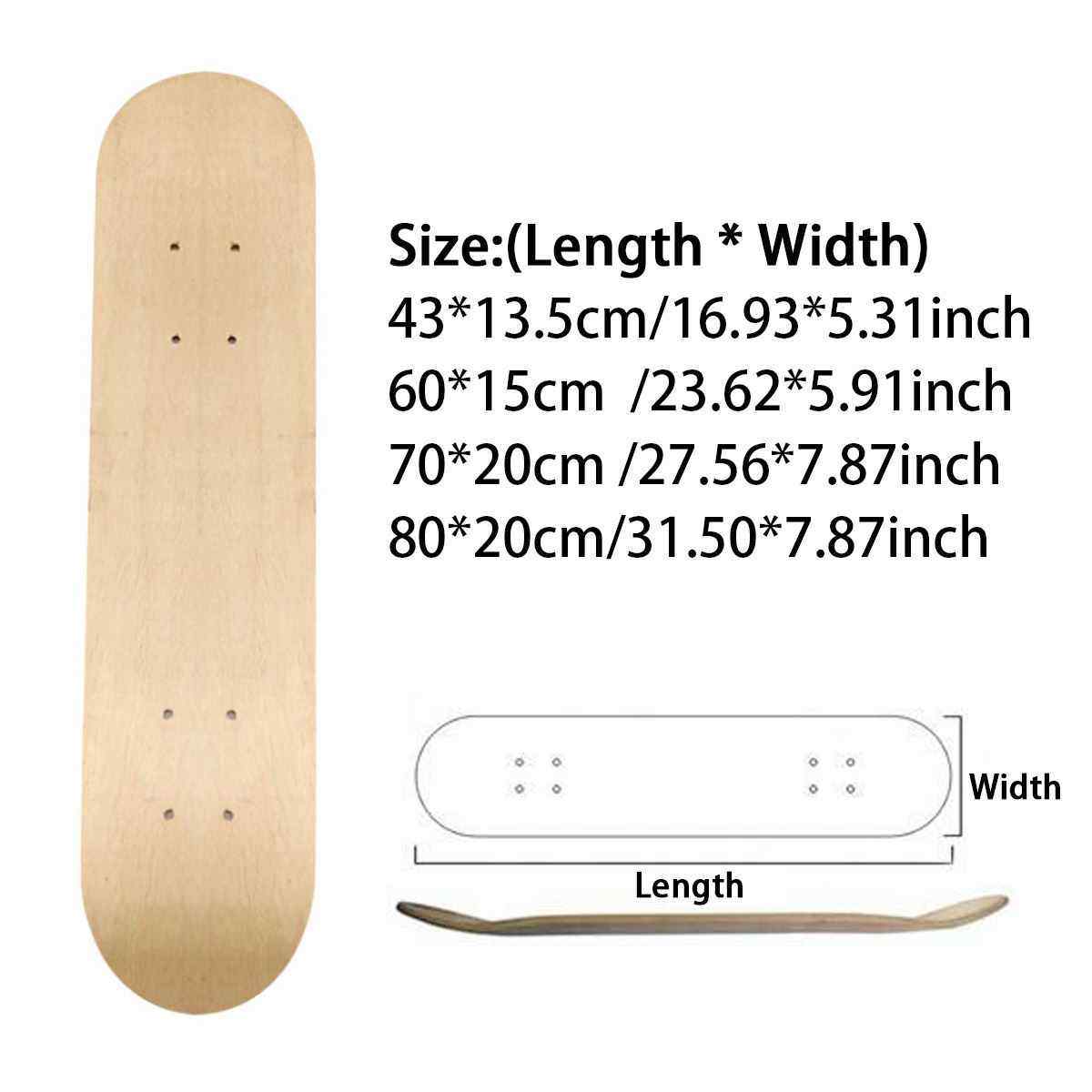 Seven Layer DY Whteboard Skateboard Maple Skateboard doub