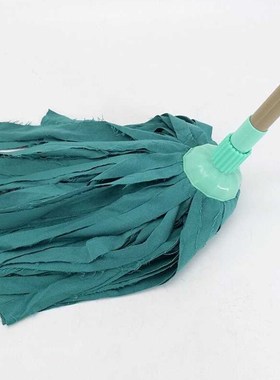 冰禹BYjj130老式墩布拖把大号漆杆可拆卸替换拖布拖把条形鹿皮绒