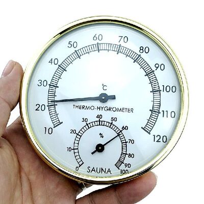2-In-1 Thermo-Hygrometer Thermometer Hygrometer Steam Room