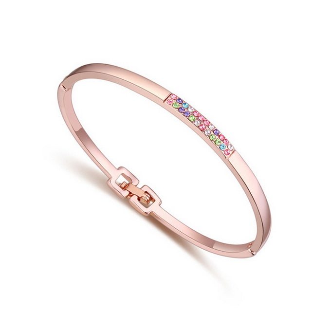 【珠黛饰品】奥地利水晶手镯--蓝影笛怨手錬 四色