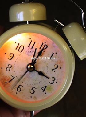 Retro Double Bells Ringing Alarm Clocks Vintage Manual Mecha