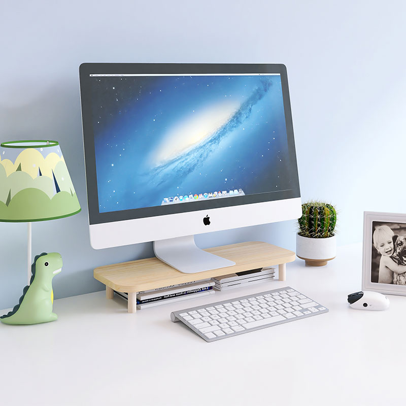 电脑增高架桌面显示器抬高支架办公室桌上显示屏垫高键盘收纳架子