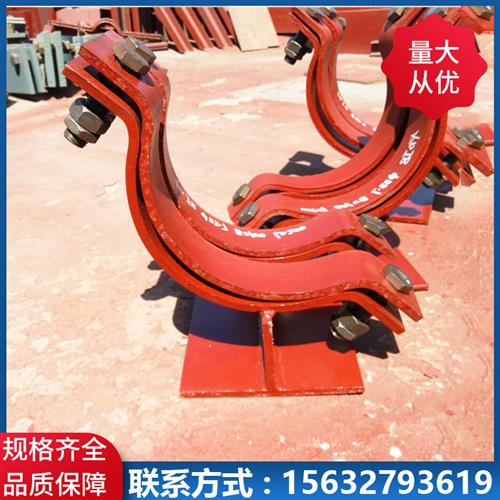 管夹固定夹不锈钢管夹滑动管道支座长短管夹A12A13双孔三孔管夹