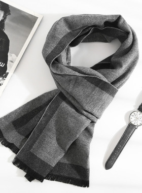 极速2020 new Fashion quality Scarves man Autumn winter Thick