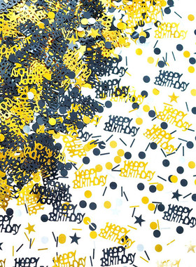 30 40 50 60 Confettis Happy Birthday Decorations Baby Shower