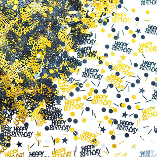 30 40 50 60 Confettis Happy Birthday Decorations Baby Shower