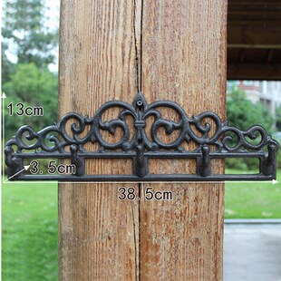 European Vintage Fleur De lis Design Home Decor Cast Iron W