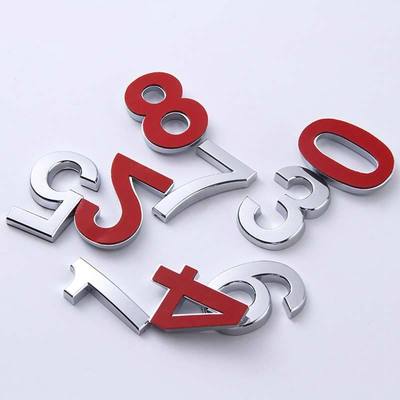Sale 1PC 0-9 Number Modern Plaque Number House Hotel Door Ad