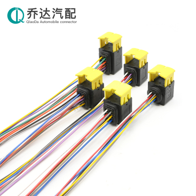 极速1-1703820-1 6-10孔新能源连接器线束插头1-1418479-1护套156